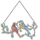 DIY crystal diamond wall mount kit for doors and windows tags-Birds on the branch