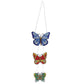 DIY crystal diamond wall mount kit for doors and windows tags-Butterflies
