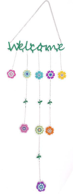 DIY crystal diamond wall mount kit for doors and windows tags-Little flowers