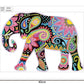 Colorful elephant | Special Shaped Diamond Painting Kits