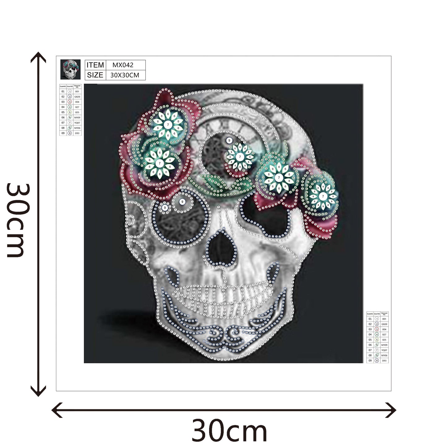 Skull | Special Shaped Diamond Painting Kits
