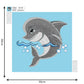 Dolphin baby | Special Shaped Diamond Painting Kits