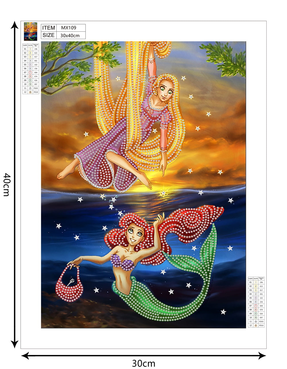Mermaid | Special Shaped Diamond Painting Kits