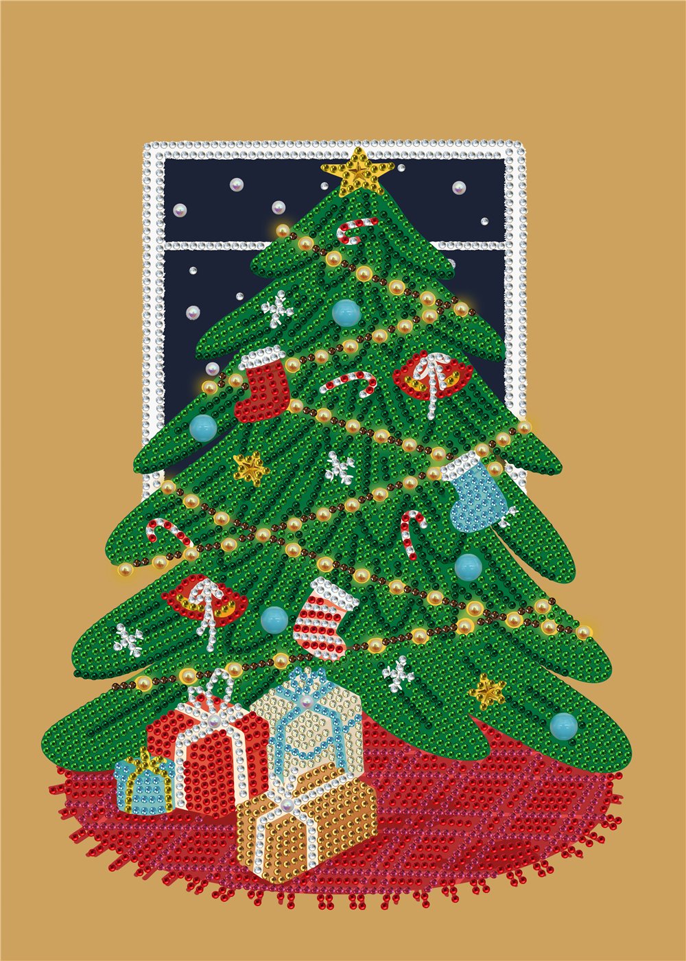 Christmas tree | Special-shaped diamond painting kit