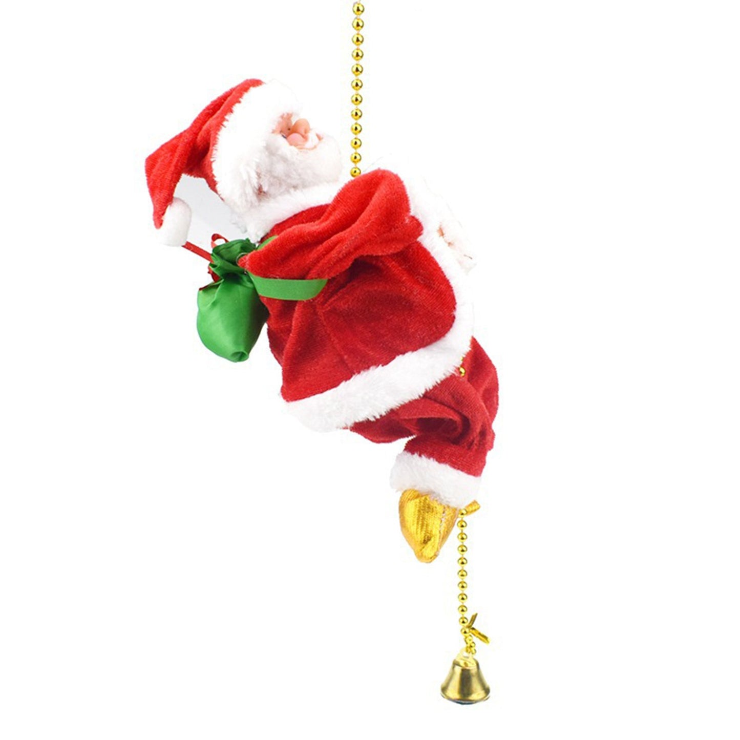 DIY Ornaments Decoration Christmas Santa Claus Climbing