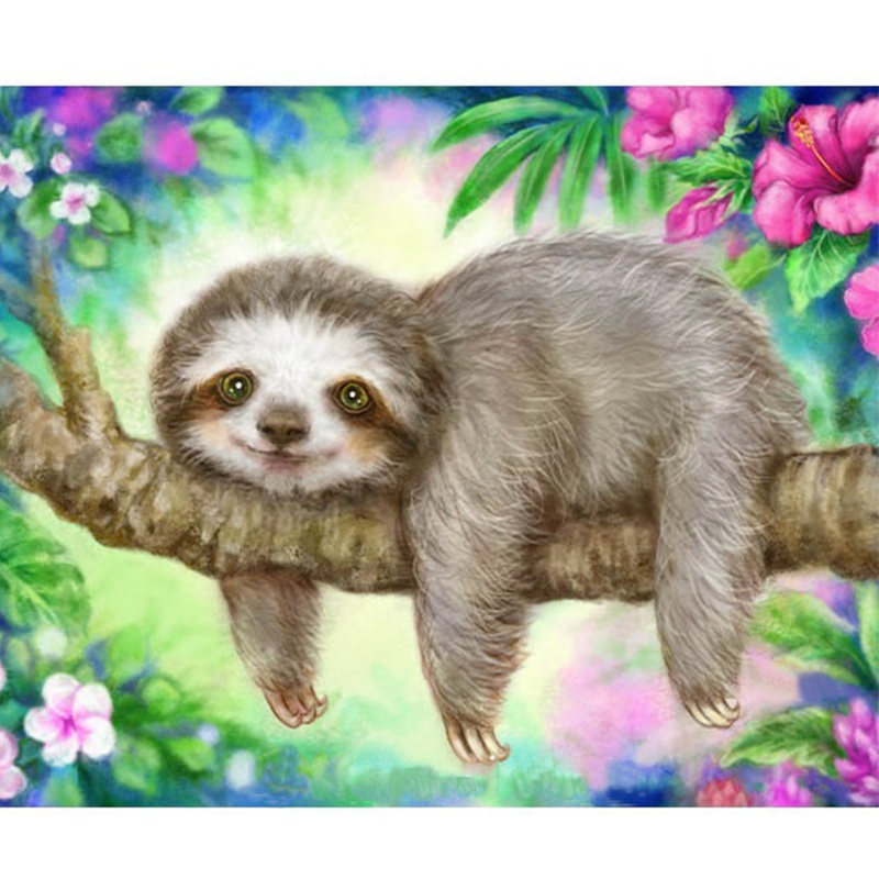 sloth | Full Round Diamond Painting Kits
