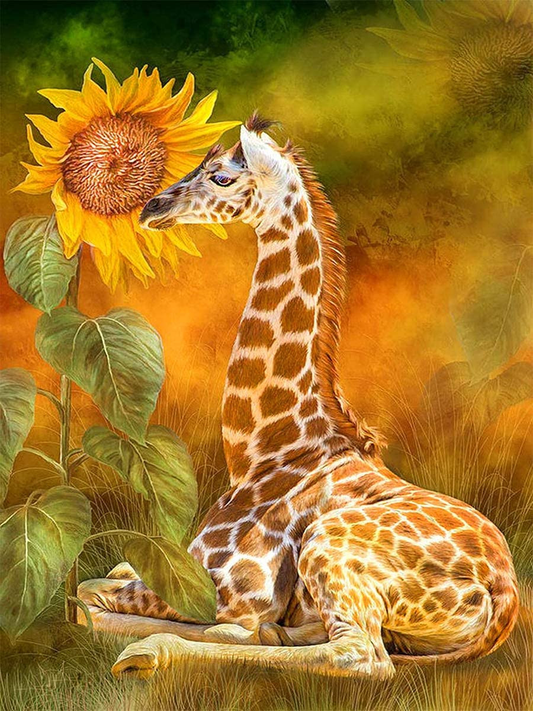 giraffe | Full Round Diamond Painting Kits