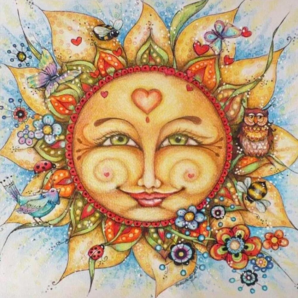Sun flower | Full Round Diamond Painting Kits