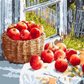 A basket of apples | Full Round Diamond Painting Kits