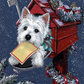 Christmas Dog | Full Round Diamond Painting Kits