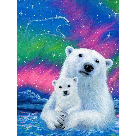 Polar bear | Full Round Diamond Painting Kits