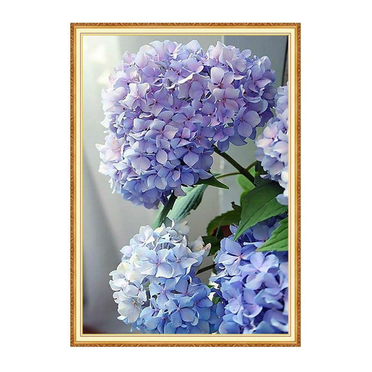 Purple flower | Full Round Diamond Painting Kits