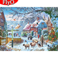 Sheep in the snow | Full Round Diamond Painting Kits