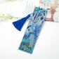 DIY Special Shaped Diamond Painting Leather Bookmark Tassel | Deer