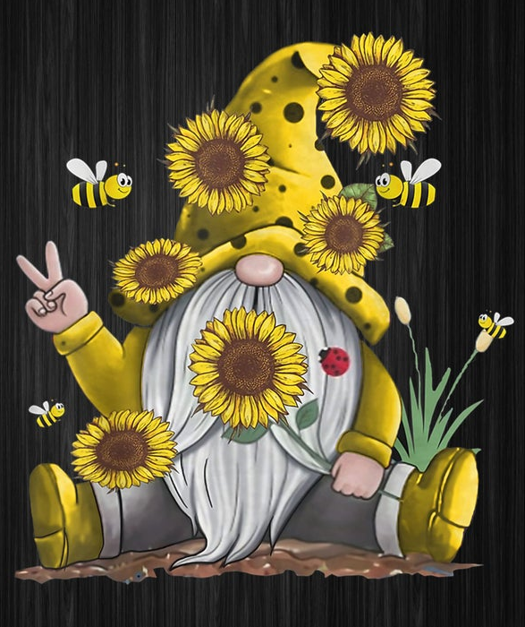 Sunflower Dwarf | Full Round Diamond Painting Kits