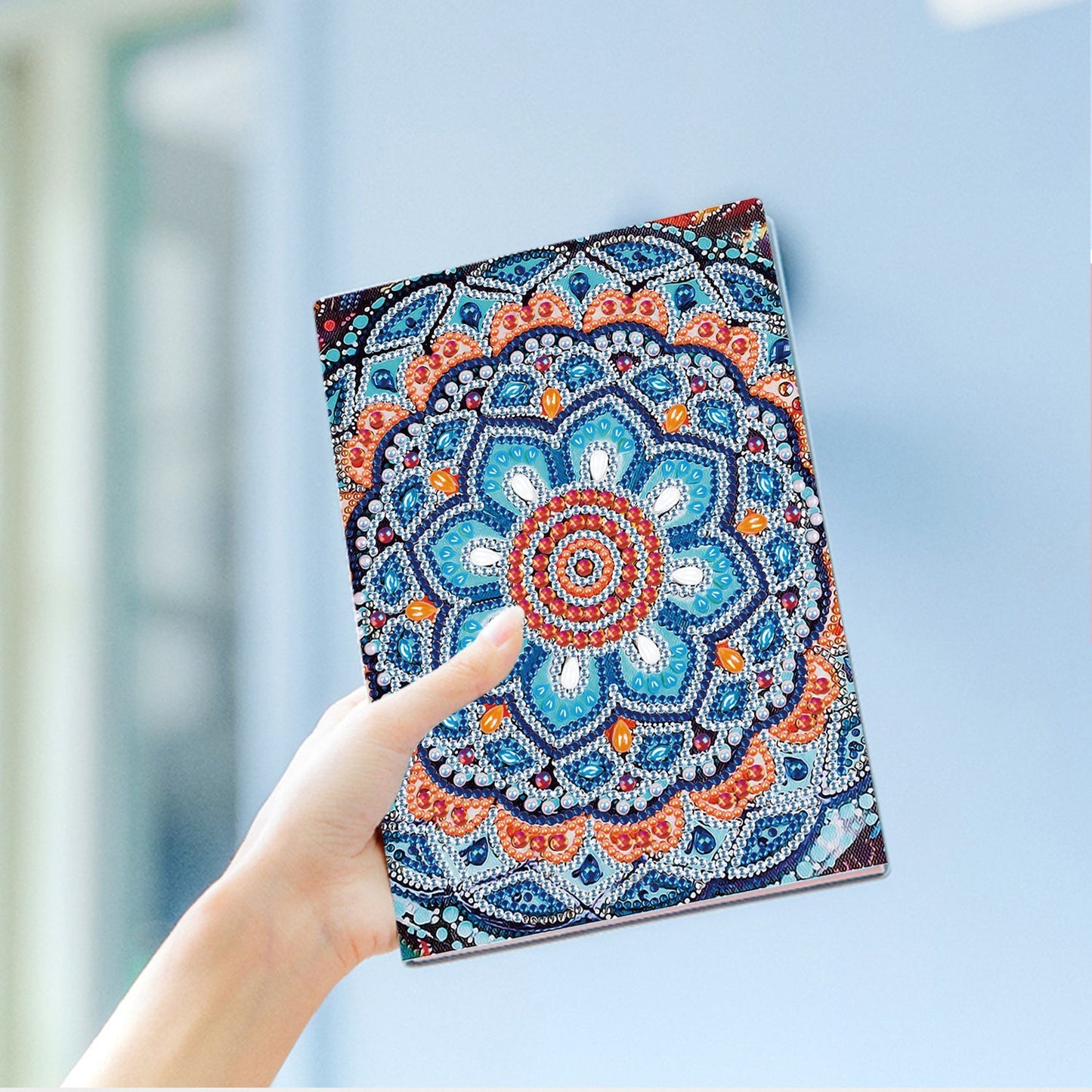 A5 5D Notebook DIY  Special Shape Rhinestone Diary Book | Mandala