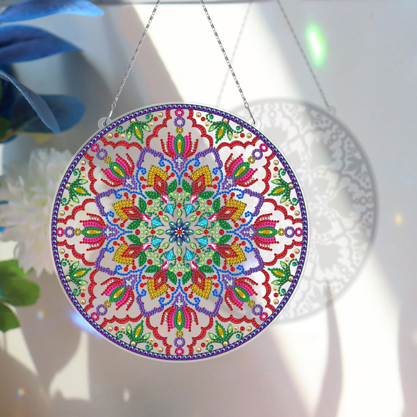 DIY Diamond Pendant Christmas Door Wall Decoration | Mandala