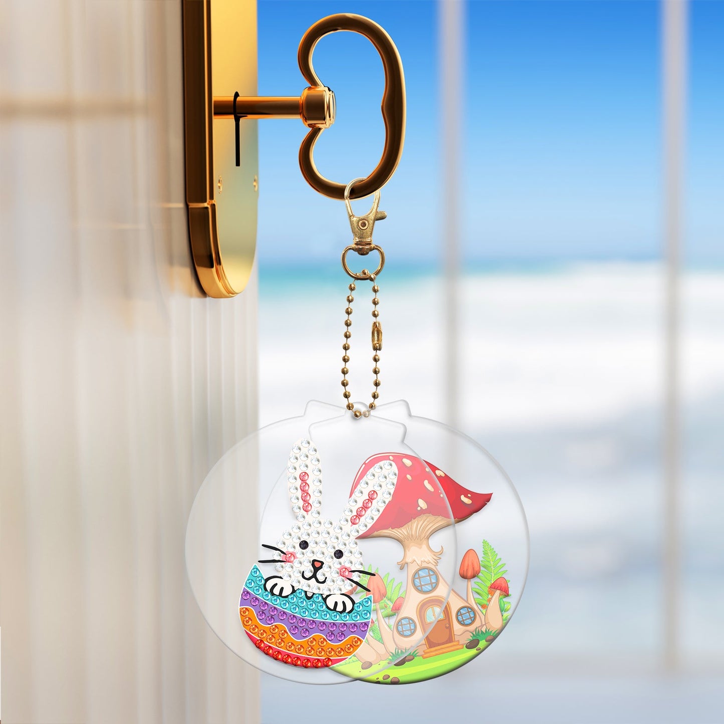 DIY keychain | Easter bunny | Two Piece Set