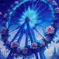 AB Diamond Painting Kits |  Blue Romantic Ferris Wheel