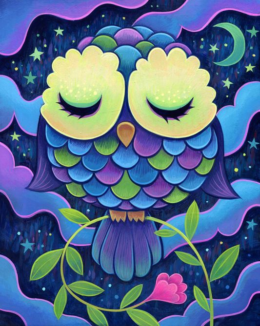 Diamond Painting Kits |  Midnight Owl