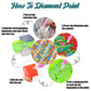 6 pcs set DIY Special Shaped Diamond Painting Coaster  | turtle£¨no holder£©