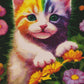 Diamond Painting - Rainbow Cat