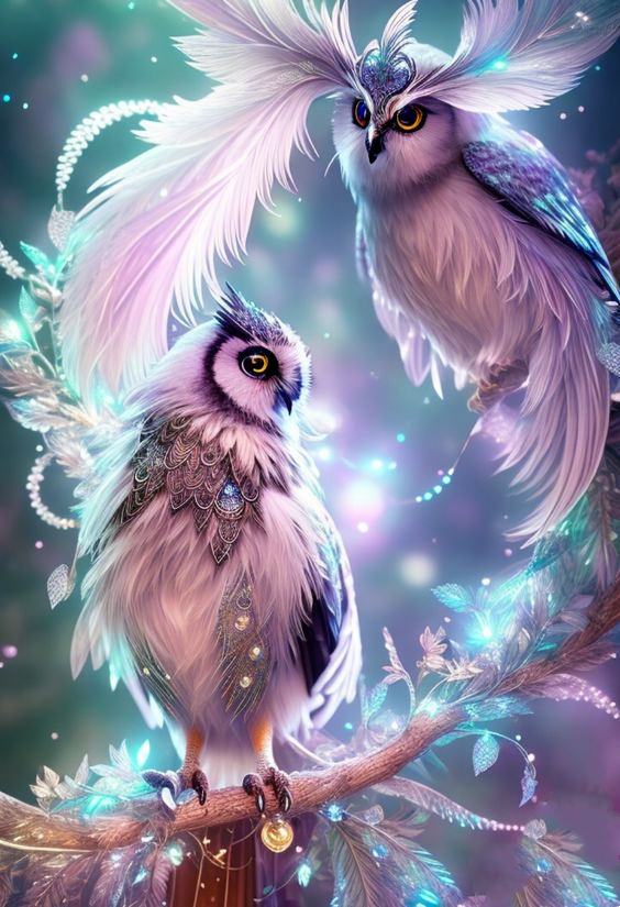 AB Diamond Painting    |  Purple Owl