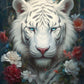 AB Diamond Painting  | White Tiger