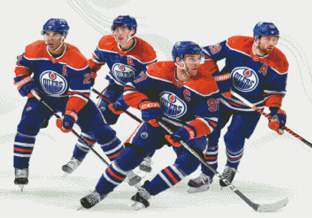 Full Round/Square Diamond Painting Kits | Edmonton Oilers