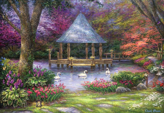 Diamond Painting  |  Swan Pond