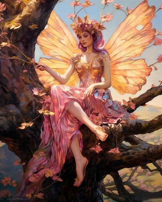 AB Diamond Painting    |  Butterfly Fairy
