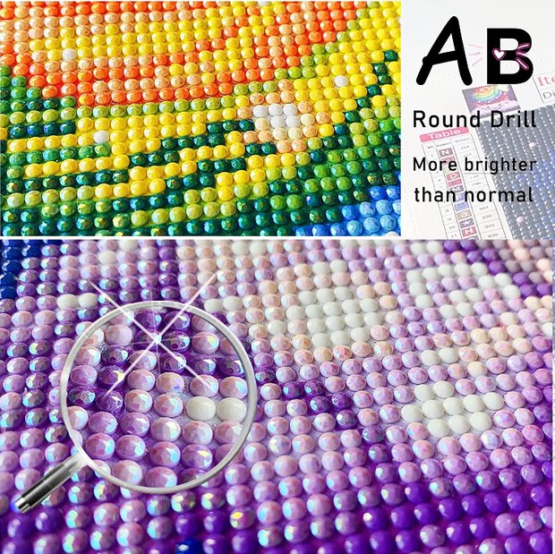AB Diamond Painting  |  Button Dragon
