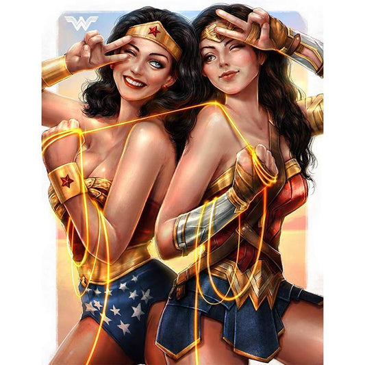 Wonder Woman  | Full Round Diamond Painting Kits