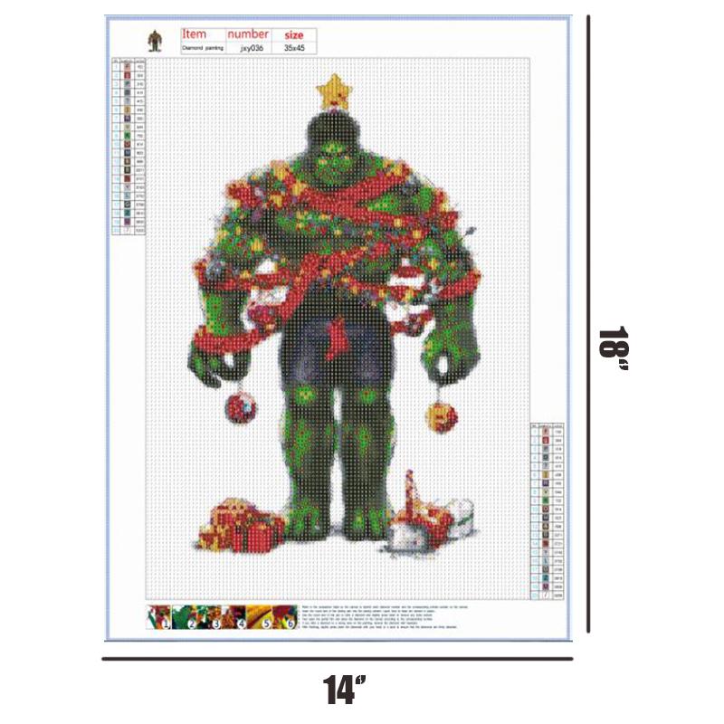 Hulk  | Full Round Diamond Painting Kits