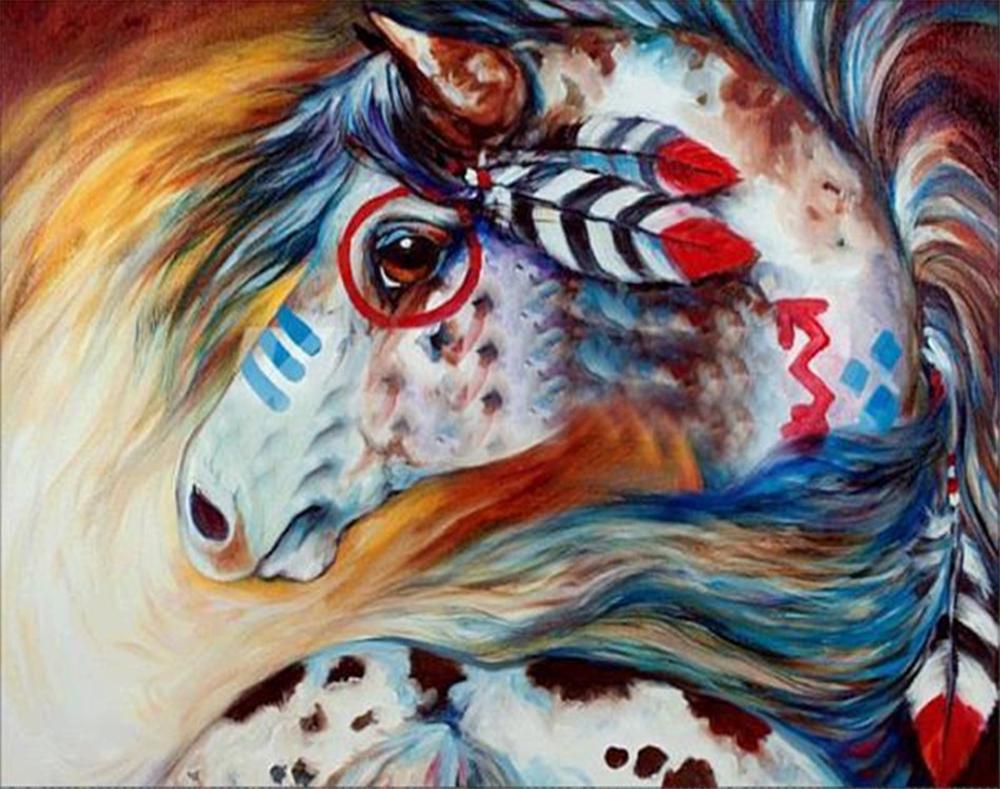 Horse | Full Circle Diamond Painting Kit