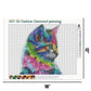 Colorful  Cat | Full Round Diamond Painting Kits