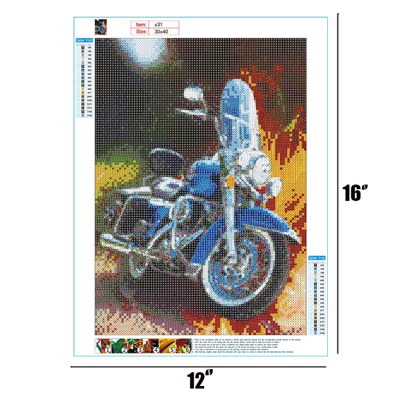 Motorcycle  | Full Round Diamond Painting Kits