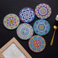 6 pcs set DIY Special Shaped Diamond Painting Coaster | Mandala