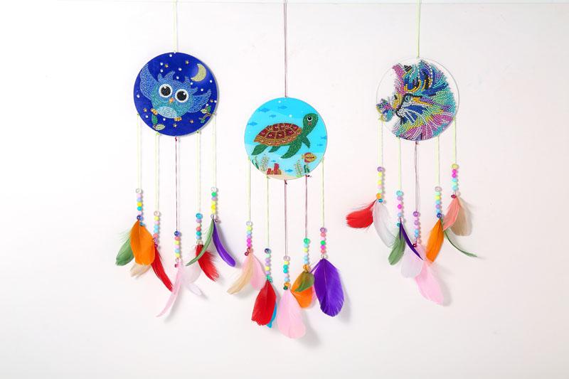 Dream Catcher Decoration Crafts Handmade Gifts-Bedroom Home Decorations | Butterflies in Flowers